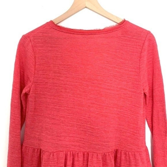Anthro Deletta Thea Tiered Ruffle Long Sleeve Top - Picture 7 of 7